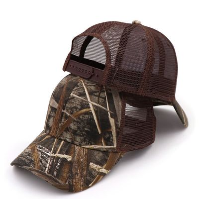 Custom Waterproof Outdoor Camo Hunting Hats Quick Dry Adults Embroidered Cap
