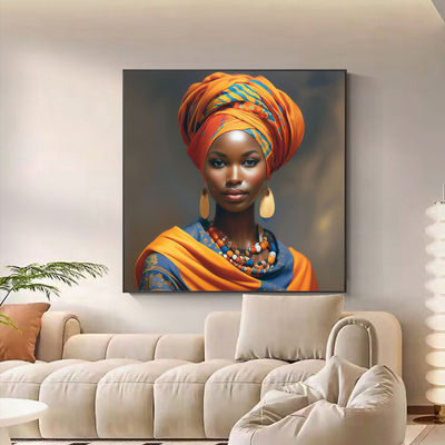 Classical Giclee Painted Portrait Oil Painting Customized Size Portrait Canvas Wall Art