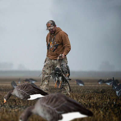 Silhouette Specklebelly Goose Hunting Decoy Custom Plastic Anti Reflective PP Goose Decoy