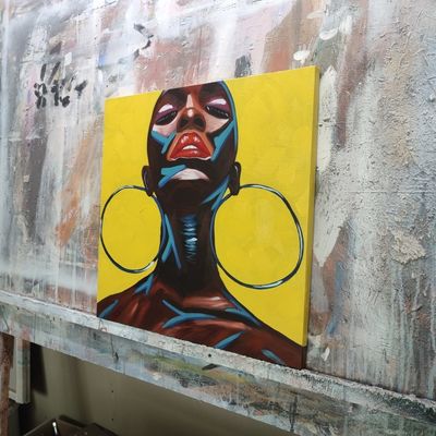 Hand Painted Figure Portrait Dancer Oil Painting for Customized Popular Home Decor Design Wall Hanging Decoration Artwork