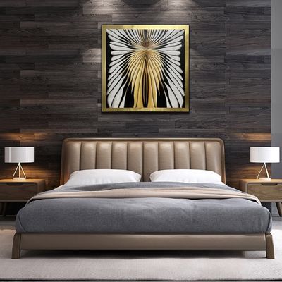 Framed Hand Painted Modern Abstract Canvas Art Oil Painting Living Room Decor