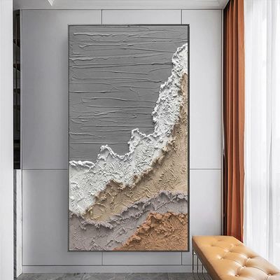 3D Metal Painting Hand Painted Relief Wall Art Craft Resin Painted Oil Painting for Home Decor Arts Print Method 6 Color