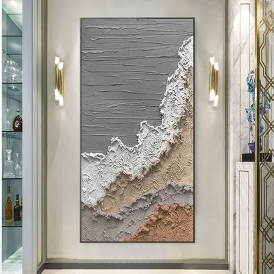 3D Metal Painting Hand Painted Relief Wall Art Craft Resin Painted Oil Painting for Home Decor Arts Print Method 6 Color