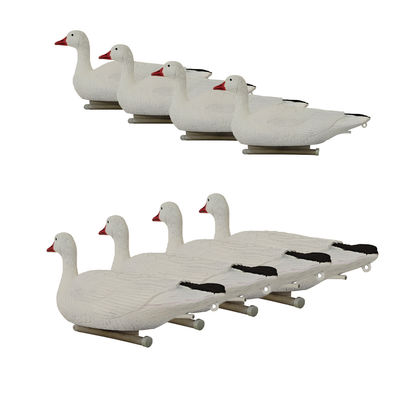 420g Floatable Snow Geese Decoy 3D Lifelike EVA Hunting Bait Anti Reflective Light Weight