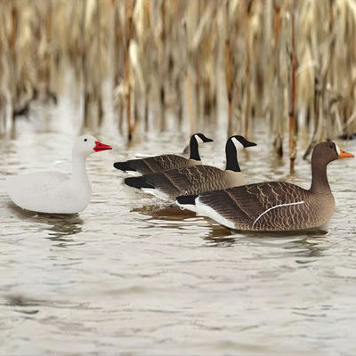 420g Floatable Snow Geese Decoy 3D Lifelike EVA Hunting Bait Anti Reflective Light Weight