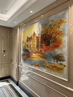 OEM Hand Painted Abstract Oil Painting on Canvas for Room Wall Art Decor