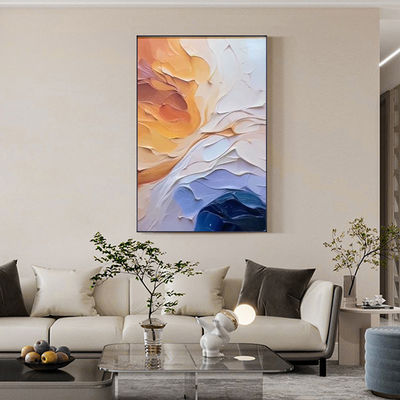 Customized Abstract Colorful Hand Painted Oil Painting 3D Wall Art For Home Decoration