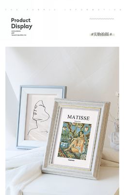 Creative Hollow Combination Small Picture Frames Custom Logo MDF Wooden Triptych Frame