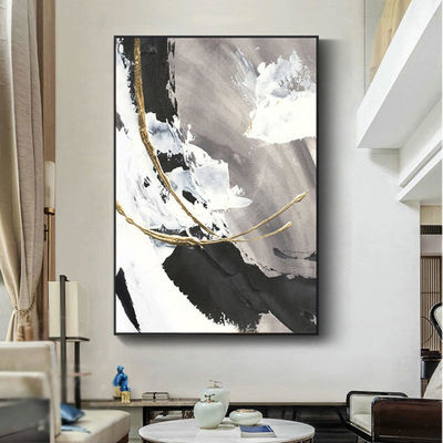 6 Color Hand Painted Oil Painting Abstract Handmade for Nordic Living Room Decoration