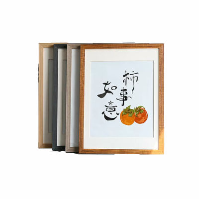 Custom Multi Size Solid Wood Picture Frames Photo Artwork Display Frame