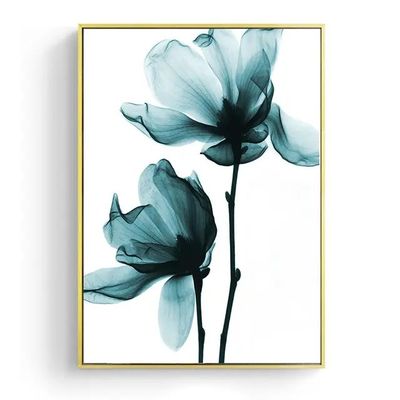 Abstract Floral Oil Painting Print on Canvas for Living Room Wall Decoration Medium Oil