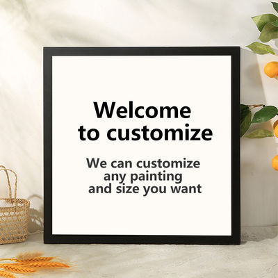Hand Painted Textured Canvas Oil Painting of Abstract Flower in Modern Style for Living Room Decoration