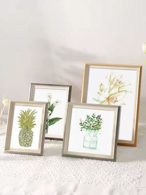 Modern Small Wooden Picture Frames MDF Wooden Wall Art Floater Frame For Home Decor