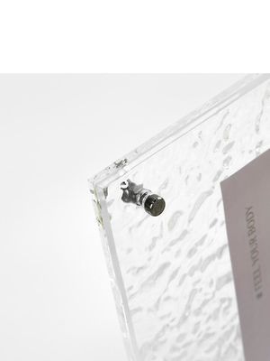 OEM Transparent Small Picture Frames Double Sided 30.5x30.5cm Plastic Photo Frame