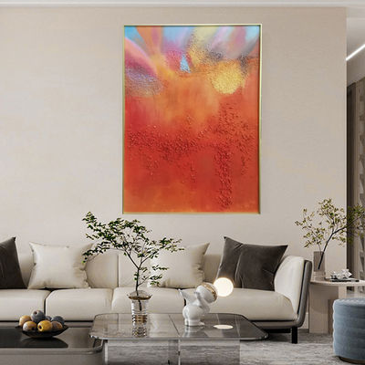 Abstract Style Colorful Oil Painting Simple Home Decor Landscape 3D Relief Painting Art Modern