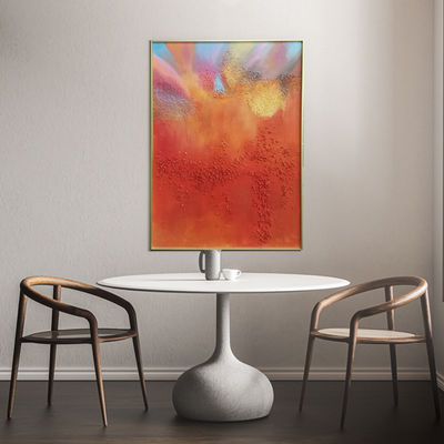 Abstract Style Colorful Oil Painting Simple Home Decor Landscape 3D Relief Painting Art Modern