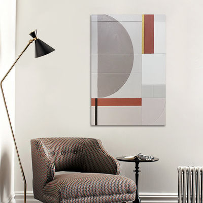 8 Color Print Method Hand Painted Colorful Textured Artwork Modern Oversize Abstract Wall Hanging Decor For The Living Room
