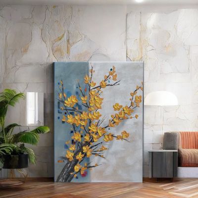 Modern Home Decor Oil Painting Landscape Abstract Textured Canvas Wall Hanging Artwork