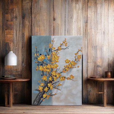 Modern Home Decor Oil Painting Landscape Abstract Textured Canvas Wall Hanging Artwork