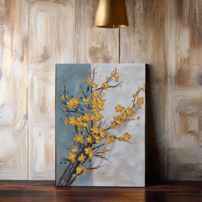Modern Home Decor Oil Painting Landscape Abstract Textured Canvas Wall Hanging Artwork