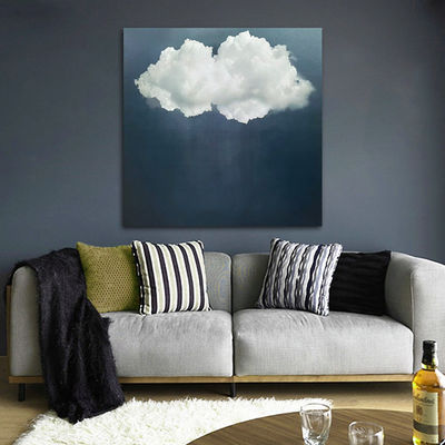 Support Base Canvas Modern Style Hand Painted Landscape Oil Painting for Interior Home Decor Customized Size Accepted