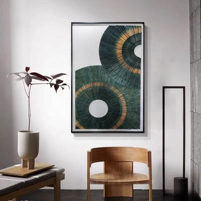 6 Color Handmade Abstract Art Paintings Wall Arts 3D Home Crafts Customized Size