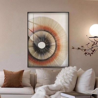 6 Color Handmade Abstract Art Paintings Wall Arts 3D Home Crafts Customized Size