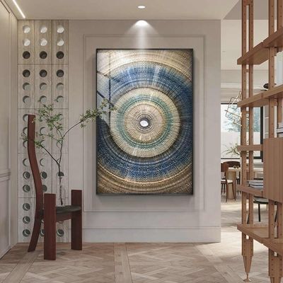 6 Color Handmade Abstract Art Paintings Wall Arts 3D Home Crafts Customized Size