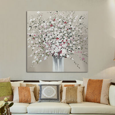 Modern Textured Canvas Oil Painting Handpainted Canvas Wall Art Customized Size Accepted