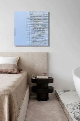 Abstract Style Vertical Stripes Thick Texture Canvas Painting A Statement Piece for Your Home