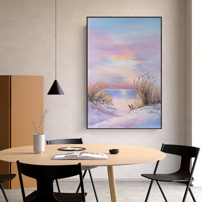 Custom Hand Painted Art Decor Painting Modern Textured Canvas Landscape Oil Painting For Living Room Handpainted Painting