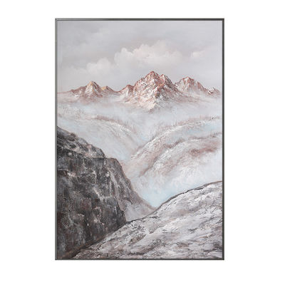 Customized Size Accepted Hand Painted Canvas Oil Painting Wall Art Decor for Modern Textured Canvas Landscape