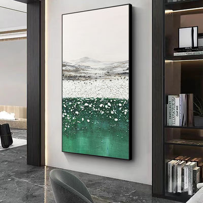 Medium Oil Painting Modern Home Decoration Thick Stone Landscape Abstract Hand Painted Wall Hanging Decor 3D Relief