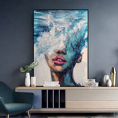 Hand Painted Abstract Portrait Canvas Art Wall Decorations Modern Textured Canvas Classical Oil Painting LANDSCAPE
