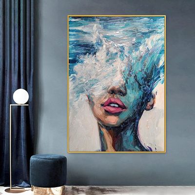 Hand Painted Abstract Portrait Canvas Art Wall Decorations Modern Textured Canvas Classical Oil Painting LANDSCAPE