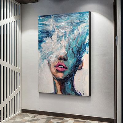 Hand Painted Abstract Portrait Canvas Art Wall Decorations Modern Textured Canvas Classical Oil Painting LANDSCAPE