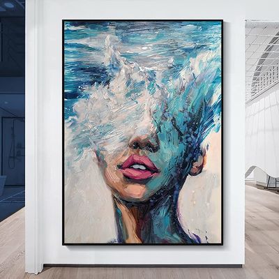 Hand Painted Abstract Portrait Canvas Art Wall Decorations Modern Textured Canvas Classical Oil Painting LANDSCAPE