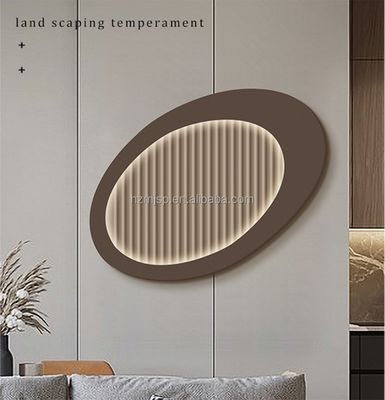 Home Decor Waterproof Wooden Artwork Led Light Wall Art 3d Wood Carving Painting