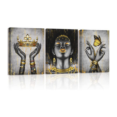 Original Modern Artwork Hand Painted Oil Painting Three Pieces Canvas Wall Art for Home Decor