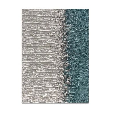 100% Hand Painted 3D Abstract Canvas Oil Painting For Living Room Decor Custom Size