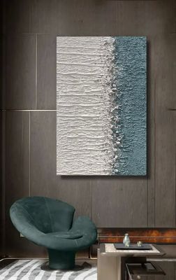 100% Hand Painted 3D Abstract Canvas Oil Painting For Living Room Decor Custom Size