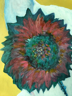 Hand Painted Modern Textured Canvas Colorful Oil Painting for Home Decor Medium Oil Print Method 6 Color