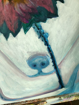 OEM ODM Abstract Animal Oil Painting On Canvas Wall Art Decor Modern Textured