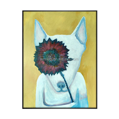 OEM ODM Abstract Animal Oil Painting On Canvas Wall Art Decor Modern Textured