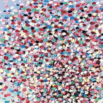 Hand Painted Colorful Flower Picture Canvas Oil Painting Wall Hanging Decorative Home Decoration Wall Decoration
