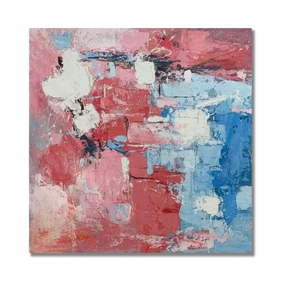 6 Color Print Method Modern Abstract Handmade Oil Painting on Canvas for Home Decor Wall Art Decoration