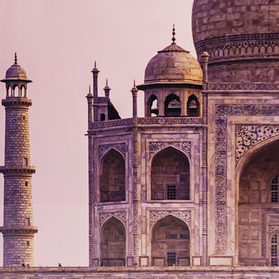 Moroccan Style Vintage Taj Mahal Wall Art Canvas Wall Painting For Home Office Decor
