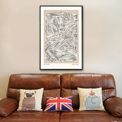 Modern Style 100% Hand Painted Abstract Oil Painting on Canvas for Living Room Decor Customized Size