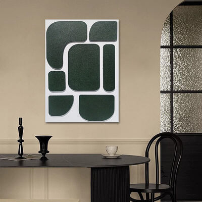 Modern Luxury Hand Painted Oil Painting with 3D Frosted Thick Texture Landscape Canvas Wall Art Customized Size