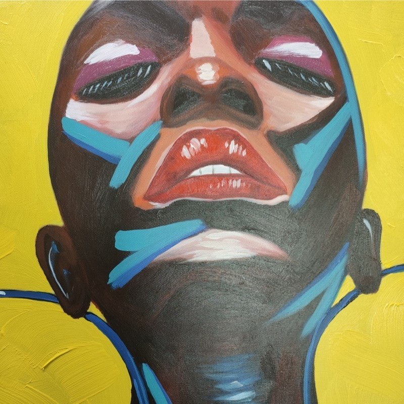 Hand Painted Figure Portrait Dancer Oil Painting for Customized Popular Home Decor Design Wall Hanging Decoration Artwork